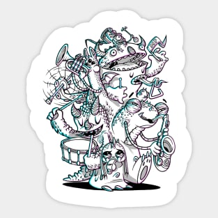 monster parade Sticker